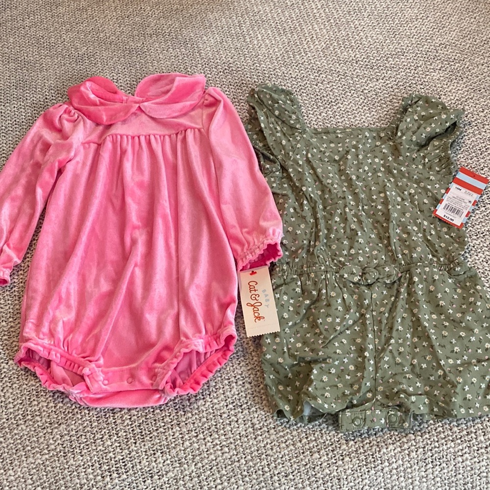 NWT 18 month rompers